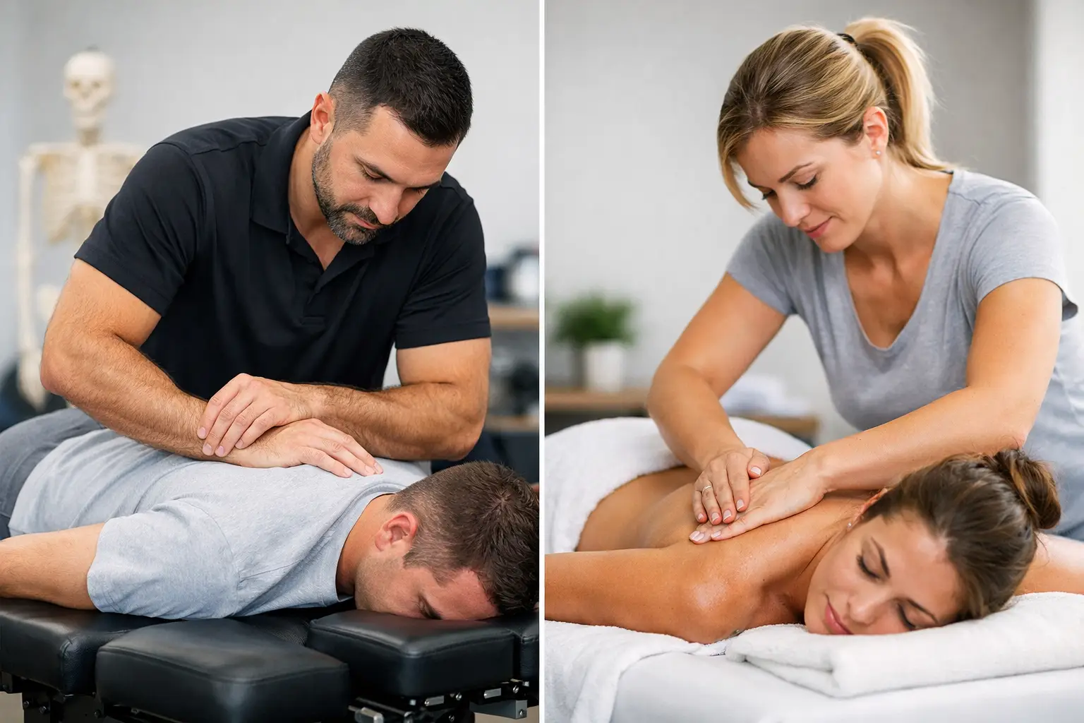 Massage Therapy vs Chiropractic Care